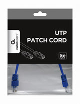Gembird Patch Cord Cat.5e 0.25m netværkskabel Blå 0,25 m Cat5e U/UTP (UTP)