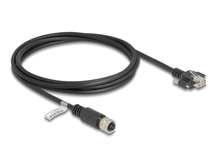 DeLOCK 80445 netværkskabel Sort 2 m Cat5e F/UTP (FTP)