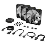 Corsair iCUE LINK RX120 RGB Computerkabinet Ventilator 12 cm Sort 3 stk