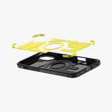 Spigen Tough Armor AI (MagFit) mobiltelefon etui 15,5 cm (6.1") Cover Sort