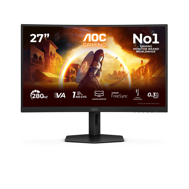 AOC G4 C27G4ZXU computerskærm 68,6 cm (27") 1920 x 1080 pixel Fuld HD LED Sort