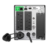 APC SMT750C UPS-enhed Interaktivt indgangsstik 0,75 kVA 500 W 6 AC stikkontakt(er)