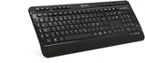 Voxicon Office 290W tastatur Kontor RF trådløst QWERTY Nordisk Sort
