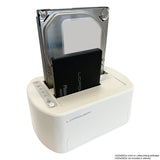 LC-Power LC-DOCK-U3-VI drev dockingstation USB 3.2 Gen 1 (3.1 Gen 1) Type micro-B Hvid