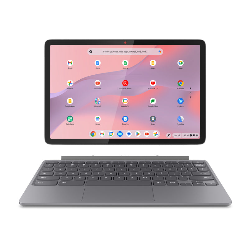 Lenovo Chromebook Duet 11M889 MediaTek Kompanio 838 27,8 cm (10.9") Berøringsskærm WUXGA 8 GB LPDDR4x-SDRAM 128 GB eMMC Wi-Fi 6 (802.11ax) ChromeOS Tysk Grå