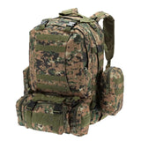 Extralink MILITARY Kuprin SZKOLNY PODRÓNY TAKTYCZNY 4W1 WOJSKOWY Turistinis SURVIVAL 50L MIL-668 Grøn