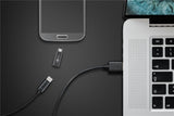 Goobay 55553 kabel kønsskifter USB Micro B USB C Grå