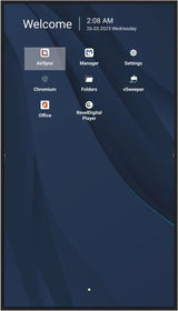 Viewsonic CDE5014-2C skilte display Digital fladpaneldisplay 127 cm (50") LCD Wi-Fi 500 cd/m² 4K Ultra HD Sort Indbygget processer Android 14 24/7