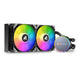 Sharkoon S70 rgb Computerkabinet, Processor Alt-i-en væskekøler 12 cm Sort 1 stk