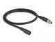 DeLOCK 86570 el-ledning Sort 0,5 m