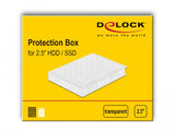 DeLOCK 18367 etui til drev Cover Plast Transparent