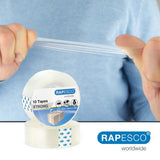 Rapesco 1807 tætningsbånd Transparent 33 m