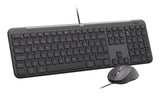 Logitech 920-013344 tastatur Mus inkluderet Hjemme/kontor USB AZERTY Fransk Grafit