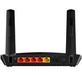 TOTOLINK LR1200 Router WiFi AC1200 Dual Band trådløs router Hurtigt ethernet Dual-band (2,4 GHz / 5 GHz) 4G Sort