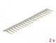 DeLOCK 66732 kabelsamler D-Sub HD crimp 40 pieces Guld, Sølv