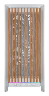 Corsair FRAME 5000D WOOD RS Midi Tower Valnød, Hvid