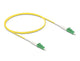 DeLOCK 83221 InfiniBand og fiberoptisk kabel 1 m LC LC/APC Gul