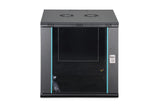 Digitus DN-37111 stativ 12U Vægmonteret stativ Sort