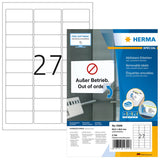 HERMA 10300 print etiket Hvid Selvklæbende printeretiket