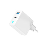 Gembird TA-UC-PDQC65L-W-01 oplader til mobil enhed Universel Hvid Vekselstrøm Hurtig opladning Indendørs