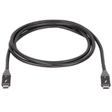 Akyga AK-USB-34 USB-kabel Thunderbolt 3 1,5 m USB C 100 W Sort