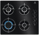 Electrolux EGG6407K Sort Indbygget 59 cm Gaskomfur 4 zone(s)