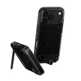PanzerGlass CARE™ by ® Kickstand Case Smokey Case m. Sort MagSafe iPhone 18 Pro | 17 Pro