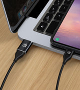 Manhattan 153980 kabel kønsskifter USB A USB C Sort