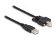 DeLOCK 87215 USB-kabel USB 2.0 3 m USB A USB B 0,48 Gbit/sek. Sort