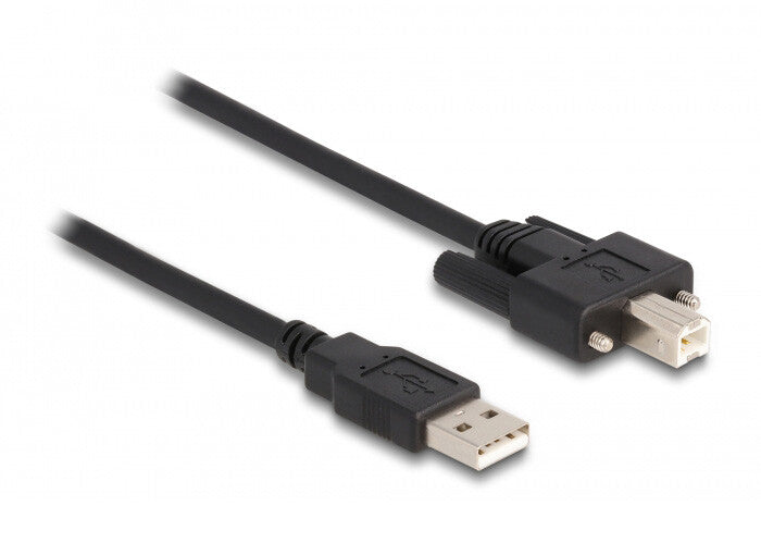DeLOCK 87215 USB-kabel USB 2.0 3 m USB A USB B 0,48 Gbit/sek. Sort