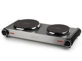Tristar KP-6248 kogeplade Rustfrit stål Bordplade Forseglet plade 2 zone(s)
