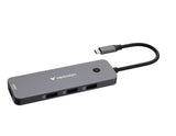 Verbatim CMH-08 USB Type-C 5000 Mbit/s Sølv