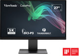 Viewsonic VP2788-5K computerskærm 68,6 cm (27") 5120 x 2880 pixel 5K Ultra HD LED Sort