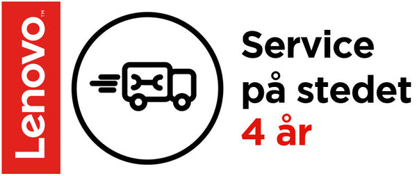 Lenovo 5WS0D80939 garanti- & supportudvidelse 4 År