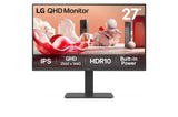LG 27BA45QB-B computerskærm 68,6 cm (27") 2560 x 1440 pixel Quad HD LCD Sort