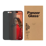 PanzerGlass ® Privacy Skærmbeskyttelse iPhone 15 Pro | Ultra-Wide Fit m. EasyAligner | Bulk