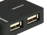 Conceptronic C4PUSB2 interface hub 480 Mbit/s