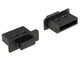 DeLOCK 64025 dækning af sokkel Displayport Sort 10 stk
