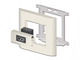 DeLOCK 81304 stikkontakt Sort