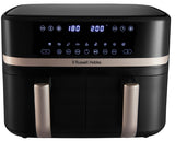 Russell Hobbs SatisFry Dual Basket Heißluftfritteuse Dobbelt 9 L Enkeltstående 2800 W Varmluftsteger Sort