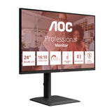 AOC E4 X24E4U computerskærm 61 cm (24") 1920 x 1200 pixel Fuld HD LED Sort