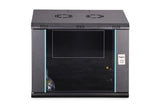 Digitus DN-37105 stativ 9U Vægmonteret stativ Sort