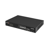 Edimax GS-5210PL netværksswitch Administreret Gigabit Ethernet (10/100/1000) Sort