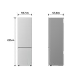 LG GBBS726AEV Fritstående 375 L Sort