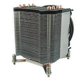 Inter-Tech K-17 Processor Køler 9,2 cm Aluminium, Sort