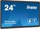 iiyama TW2424AS-B1 skilte display Digital fladpaneldisplay 60,5 cm (23.8") Wi-Fi 250 cd/m² 4K Ultra HD Sort Berøringsskærm Indbygget processer Android 24/7