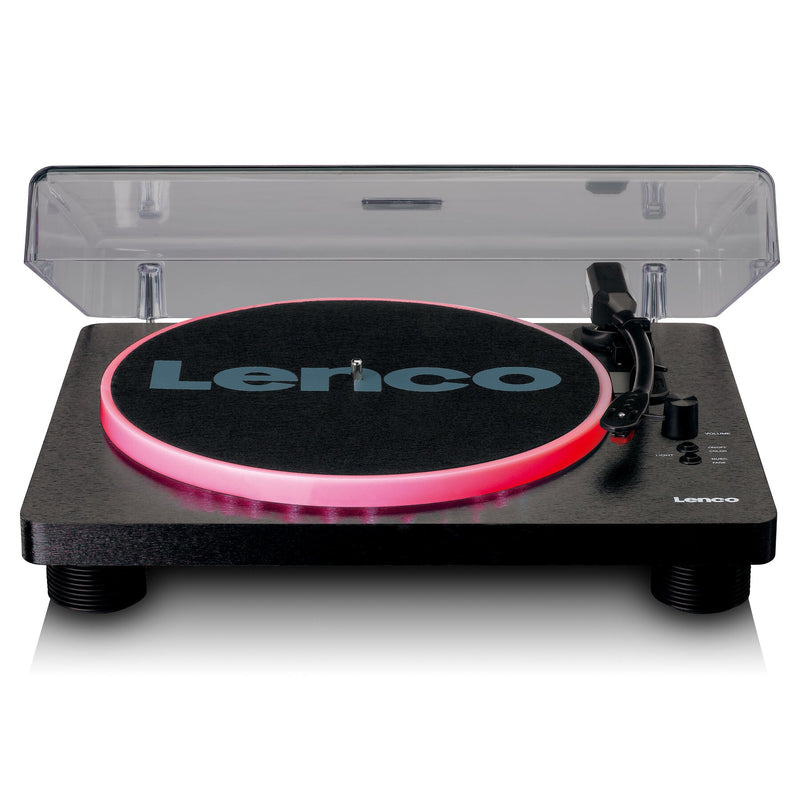 Lenco LS-50LEDBK pladespiller Bæltedrevet pladespiller Sort Vejledning