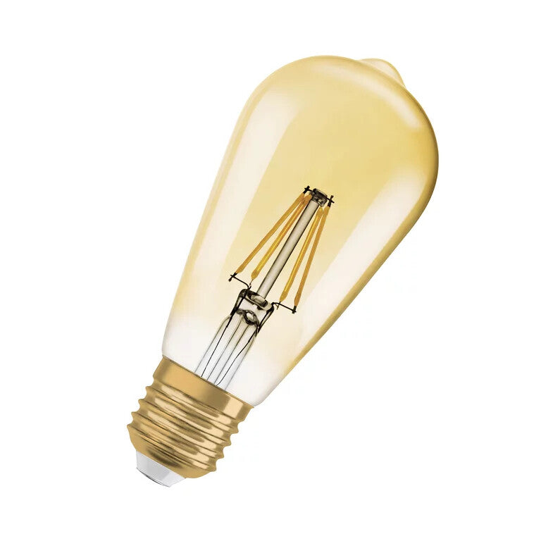 Osram 4099854091377 LED-lampe Varmt komfortlys 2400 K 4 W E27 F