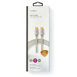 Nedis CCTB60800AL10 USB-kabel USB 2.0 1 m USB C 0,48 Gbit/sek. Sølv