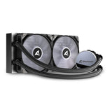 Sharkoon S70 rgb Computerkabinet, Processor Alt-i-en væskekøler 12 cm Sort 1 stk